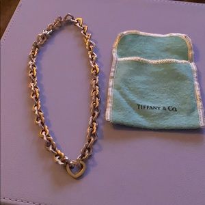 Tiffany & Co. Interlocking heart necklace